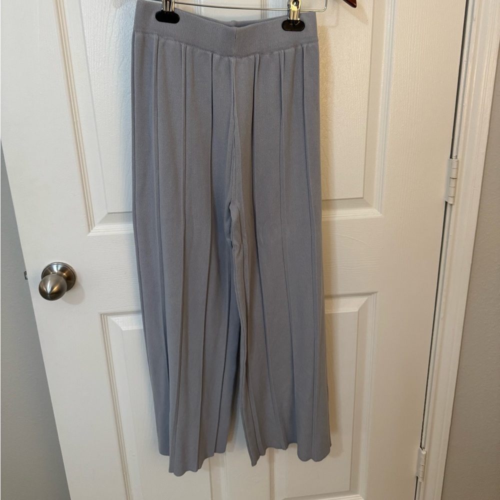 Wide leg travel pants